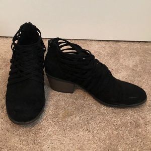 Black booties size 8.5